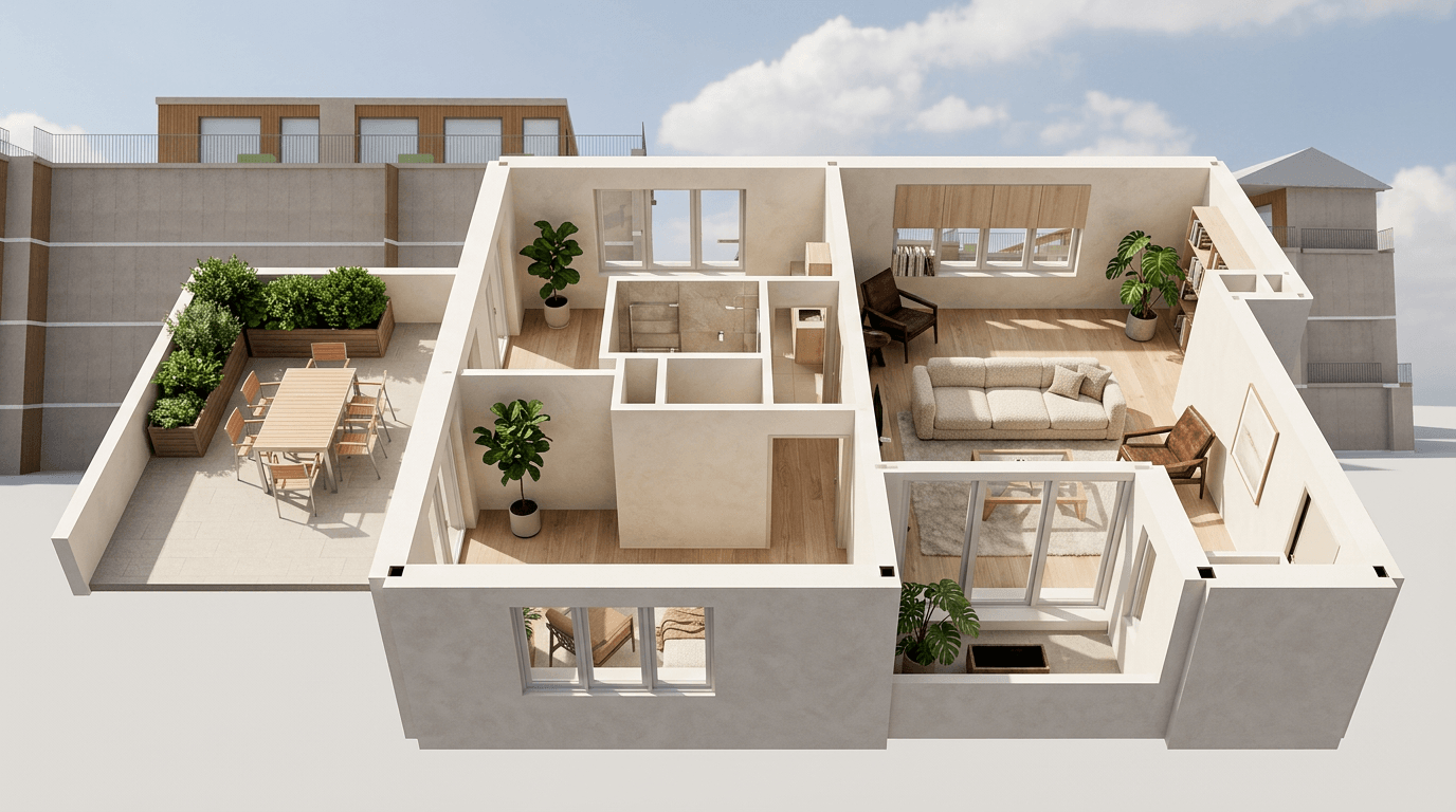 Vue d'ensemble du logement A11