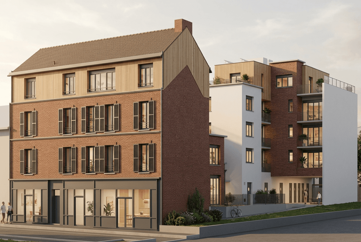Perspective rue Carnot
