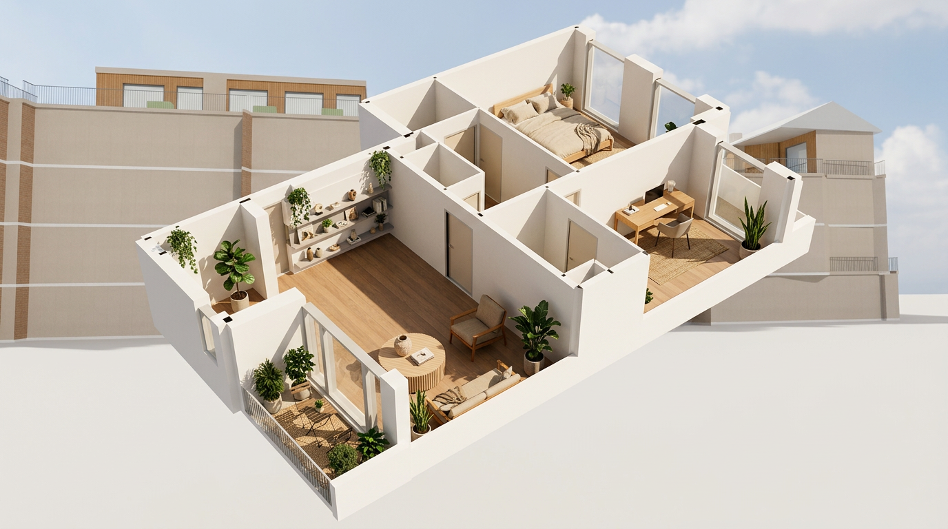 Vue d'ensemble du logement A13