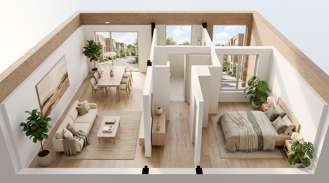 Vue d'ensemble du logement A22