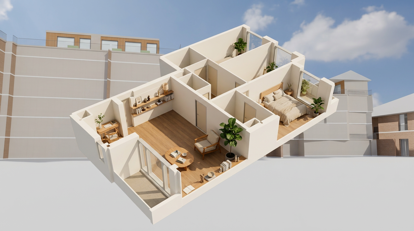 Vue d'ensemble du logement A23