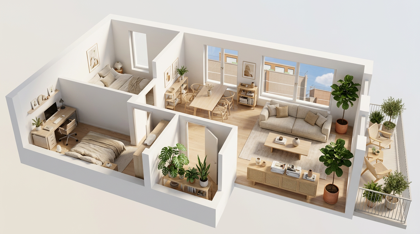 Vue d'ensemble du logement C21